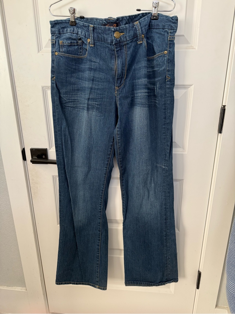 Seven7 Men's Blue Bootcut Jeans